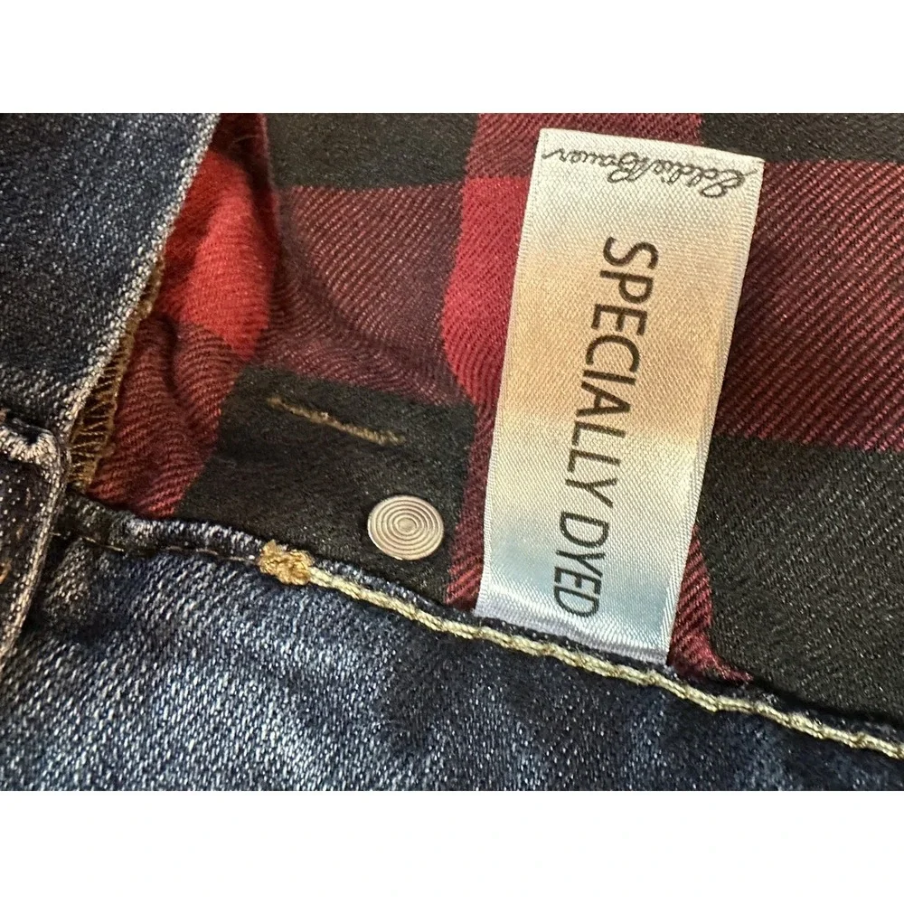 Eddie Bauer Fleece Lined Jeans Mens Thermal Straight Fit Denim Size 34x34
